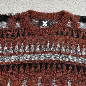 XSTATX Vtg Southwest Aztec Knit Sweater Made USA Mens M/L Grandpa